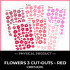 WC26 ATTENDEES ONLY: PRINTED PRINTABLES Basics - Flowers 3 | Red/Pink
