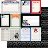 SCRAPBOOK CUSTOMS 12x12 Sports Themed Paper: Sports Journal - Hockey