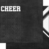 Scrapbook Customs 12x12 Sports Themed Paper: Sports Addict - Cheerleading