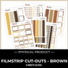 WC26 ATTENDEES ONLY: PRINTED PRINTABLES Basics - Filmstrips | Brown Neutrals