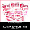 WC26 ATTENDEES ONLY: PRINTED PRINTABLES Basics - Camera Love | Red/Pink