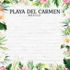 Scrapbook Customs 12x12 Travel Themed Paper: Vacay - Playa del Carmen