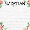 SCRAPBOOK CUSTOMS 12x12 Travel Themed Paper: Vacay - Mazatlan