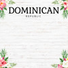 SCRAPBOOK CUSTOMS 12x12 Travel Themed Paper: Vacay - Dominican Republic