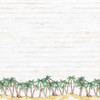 SCRAPBOOK CUSTOMS 12x12 Travel Themed Paper: Vacay - Palm Border