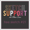 * DIGITAL DOWNLOAD * Allison Davis for SG Freebies Sketch Support | Free Sketch #21