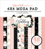 ECHO PARK Wedding Cardmakers 6x6 Mega Paper Pad