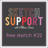 * DIGITAL DOWNLOAD * Allison Davis for SG Freebies Sketch Support | Free Sketch #22