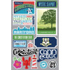 REMINISCE Jet Setters 3.0 Die Cut Stickers: Connecticut
