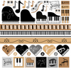 SCRAPBOOK GENERATION Pianoforte Plus 12x12 Paper: Cutout 10