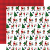 CARTA BELLA White Christmas 12x12 Paper: Season Symbols