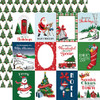 CARTA BELLA White Christmas 12x12 Paper: 3x4 Journaling Cards