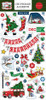 CARTA BELLA White Christmas 6x13 Chipboard Accents