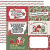 ECHO PARK Santa Claus Lane 12x12 Paper: 6x4 Journaling Cards