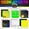 SCRAPBOOK CUSTOMS Collection Pack: Neon Sports - Tennis