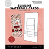 PHOTOPLAY Maker's Series Creation Bases | #9 Slimline Waterfall Cards (3/pack)