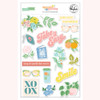 PINKFRESH STUDIO Flower Market: Puffy Stickers