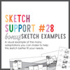 * DIGITAL DOWNLOAD * Allison Davis for SG | Sketch Support Bonus Sketch Examples #28