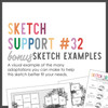 * DIGITAL DOWNLOAD * Allison Davis for SG | Sketch Support Bonus Sketch Examples #32