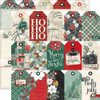 SIMPLE STORIES Simple Vintage Tis The Season 12x12 Paper: Tag Elements