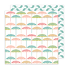 PRETTY LITTLE STUDIO Hey Summer Paper | Beach Umbrella 12x12 (double-sided)