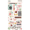 SIMPLE STORIES Simple Vintage Love Story 6x12 Chipboard