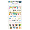 AMERICAN CRAFTS Coast to Coast Puffy Mini Icon Stickers