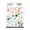PRETTY LITTLE STUDIO Comfort & Joy Stickers | Sparkle & Shine (stars)
