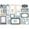 GRAPHIC 45 The Beach is Calling Chipboard Tags & Frames