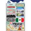 REMINISCE Jet Setters 3.0 Die Cut Stickers: Mexico