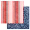 AMERICAN CRAFTS Flags and Frills 12x12 Paper: Stars And Stripes