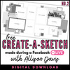FREE DOWNLOAD: Create-A-Sketch Live | Sketch #2