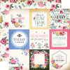 CARTA BELLA Bloom 12x12 Paper: 4x4 Journaling Cards