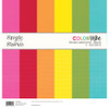 SPECIAL ORDER - WC2026 ATTENDEES ONLY: SIMPLE STORIES Color Vibe 12x12 Textured Cardstock Kit: Brights