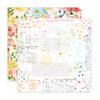 PRETTY LITTLE STUDIO You Are My Sunshine 12x12 Paper | Fresh Blooms (double-sided)