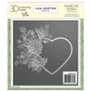 LISA HORTON CRAFTS 3D-Embossing Folder w/Inset Die: 6x6 - Heart of Roses