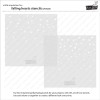 LAWN FAWN Lawn Clippings 6x6 Stencils: Falling Hearts (2 per pack)