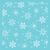 HONEY BEE STAMPS 6x6 Layering Stencil: Snowflakes Background