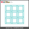 DIGITAL DOWNLOAD: Cut Files by Allison - Strips Frame Grid