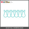DIGITAL DOWNLOAD: Cut Files by Allison - Easter Bunny Border