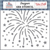 ECHO PARK Yankee Doodle Stencil: My Favorite Firework