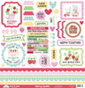 DOODLEBUG DESIGNS Berry Sweet This & That 12x12 Sticker