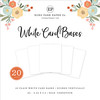 ECHO PARK White Card Bases - A2 Scored Vertical