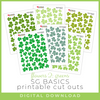 DIGITAL DOWNLOAD: Printables by Debbie - SG Basics Flowers | Green 2