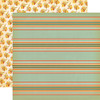 CARTA BELLA Fall Break 12x12 Paper: Scarecrow Stripe