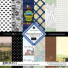 SCRAPBOOK CUSTOMS 6x6 Paper Pack: Travel | Pennsylvania