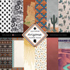 SCRAPBOOK CUSTOMS 12x12 Travel Themed Paper Pack: Arizona