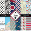 SCRAPBOOK CUSTOMS 12x12 Travel Themed Paper Pack: Ohio