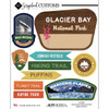 SCRAPBOOK CUSTOMS Sticker: National Park Signs - Glacier Bay