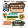 SCRAPBOOK CUSTOMS Sticker: National Park Signs - Kings Canyon